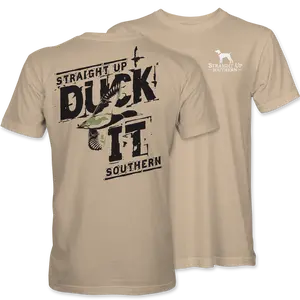 Duck It - "Duck It" with Whitetail Buck Hunting Tee-Youthful & Vibrant - Every Size Available Tshirt