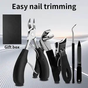 Professional Nail Trimming Kit with Gift Box - Easy, Precise & Complete Set for Perfect Nails Every Time Manicure Pedicure Tool Smooth Pedicure Wand nail drill