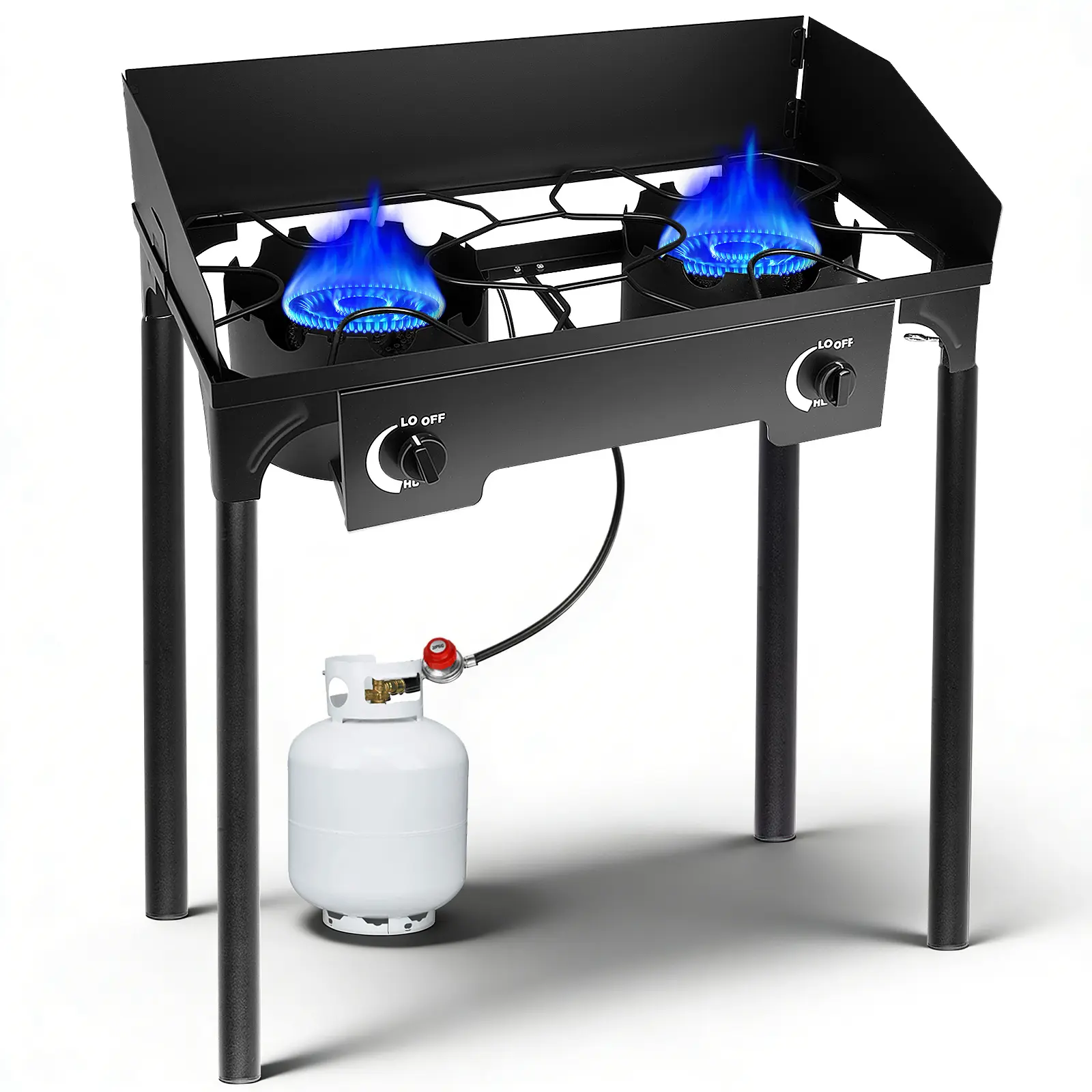 Camping Stove 2 Burners, Propane Burner 260,000 BTU, Heavy Duty Gas Stoves for Outdoor Cooking,Perfect for Camping, Turkey Frying, Home Brewing & More,TikTokShopBlackFriday,