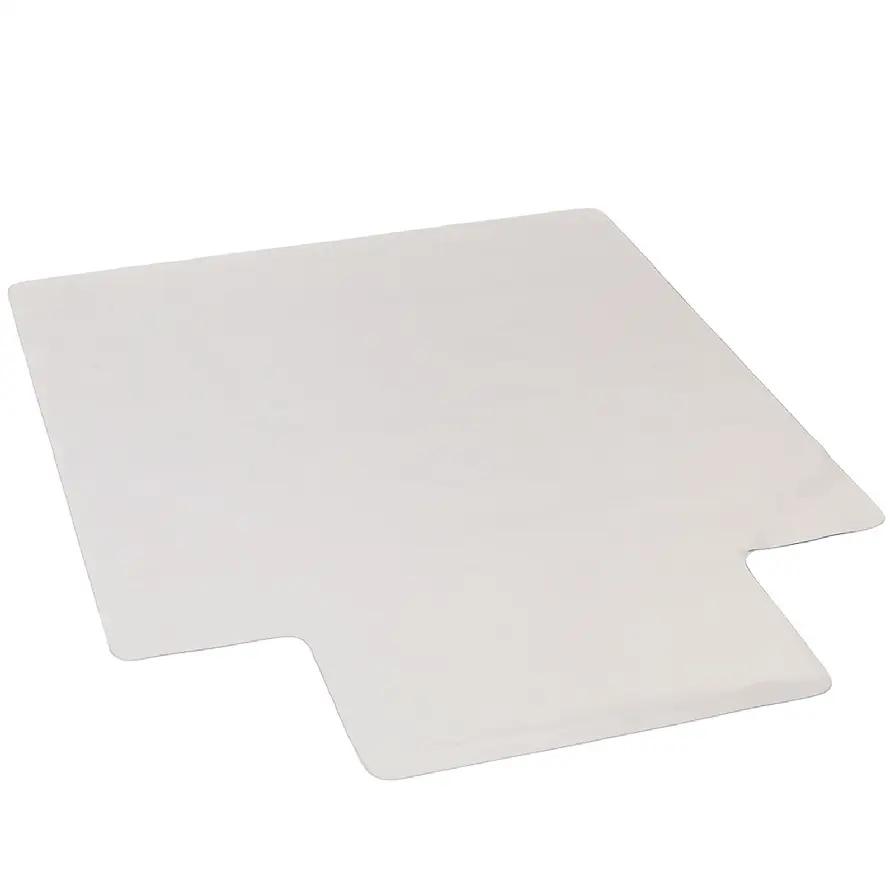 Transparent PVC Floor Protector Mat for Home Office Chairs, Durable Anti-Slip Surface, Scratch Prevention for Hardwood & Tile, Easy-Clean Protection for Adults, Students & Remote Workers