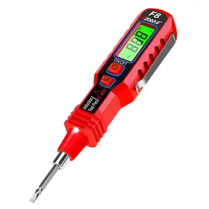 Digital Voltage Tester Pen, LCD Display, Cross/flat Head Screwdriver, Flashlight, Auto Shut-Off, Up to 450v Ac Detection