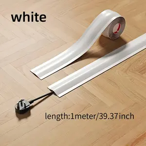 Self-Adhesive PVC Cable Protector Sleeve, 118 Inch Flexible Wire Slot, 5.5 Cm Width, Home Office Dual Use, Desk Management, Safety Guard