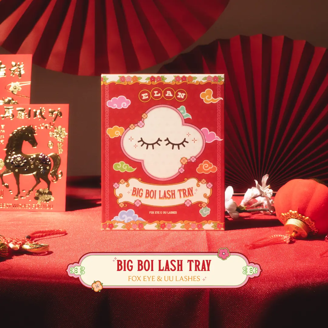 lucky year big boi lash tray (fox eye & uu)