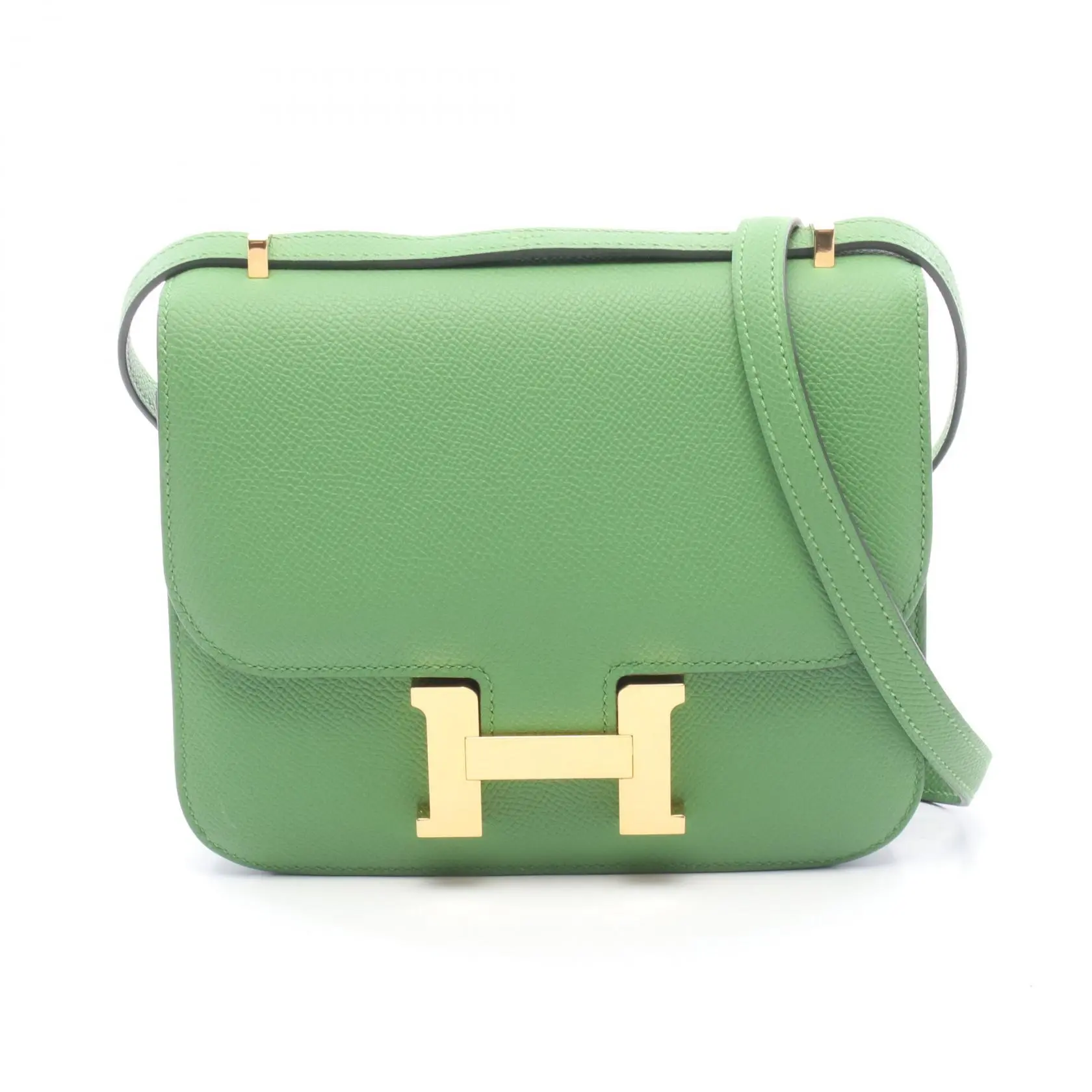 Pre-owned HERMÈS Calfskin Shoulder Bags Hermes Constance3 Mini shoulder bag