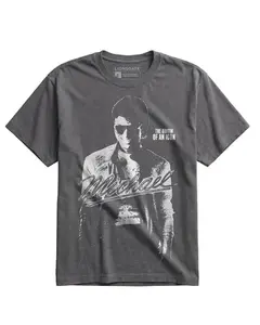 Michael Poster Tee - Grey