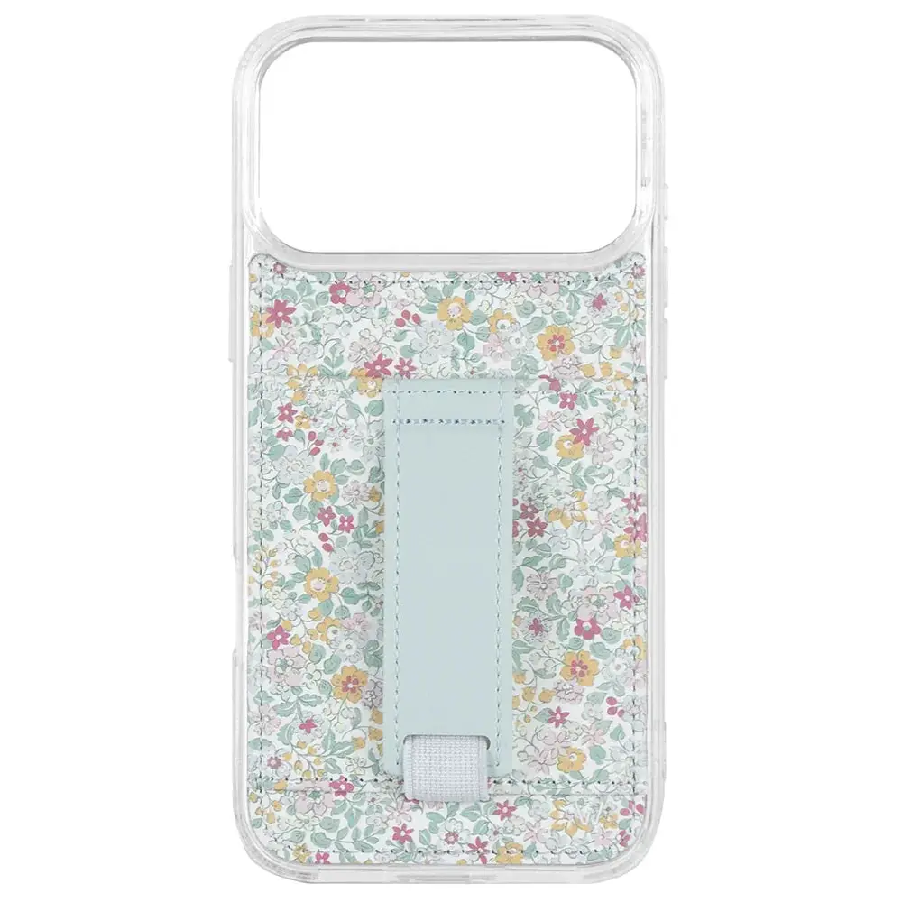Walli Cases Petal Garden Cellphone Casing Cover with Wallet, Finger Strap, Drop Protection – Mobile Phone Accessories