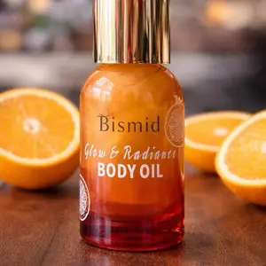 Bismid Glow Radiance Body Oil Vitamin C Brightening for Dark Spots 150ml