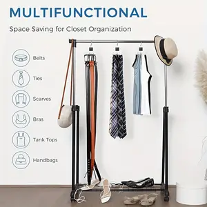 multi-functional rotating 6 hook hangers: coats, hats, scarves, wardrobe storage and finishing - door hooks - bag storage hooks - polished wooden surfaces, multi-purpose hooks