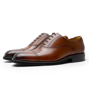 DESAI classic Oxford lace-up gentleman leather shoes wedding elegant men's shoes DS92391