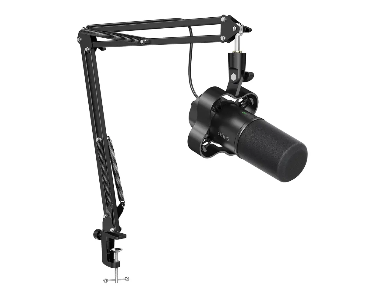 FIFINE K688 Neo USB/XLR Podcast Microphone - Dynamic Pro Mic, Mute & Monitor for Streaming, Gaming, Vocal & Music Recording Audio, for PC USB-C Smartphone Mixer, boom arm