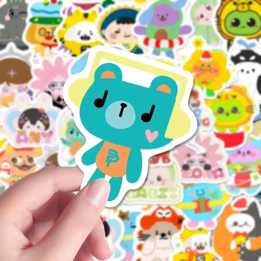 79pcs/pack Thailand CP GMMQ Stickers GMMTV Cartoon Figure Stickers Couple Jaidee YUZUMUMU PAODY JAIDEE Fans Collection Gifts