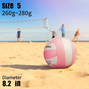 Ultra-Soft Beach Volleyball, Official Size 5 Ball, Suitable for Outdoor/indoor/pool/gym/training, Durable and Stable Sports Ball, Volleyball Equipment