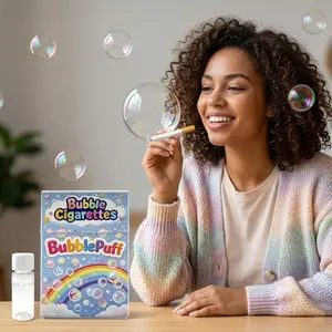 SummerVibes Creative Bubble Blower Portable Bubble Blowing Sticks, Fun Gift for Birthday Holiday Party and Celebrations