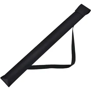 Black Billiard Cue Stick Carrying Case - 32 Inches Long Pool Cue Stick Storage Bag