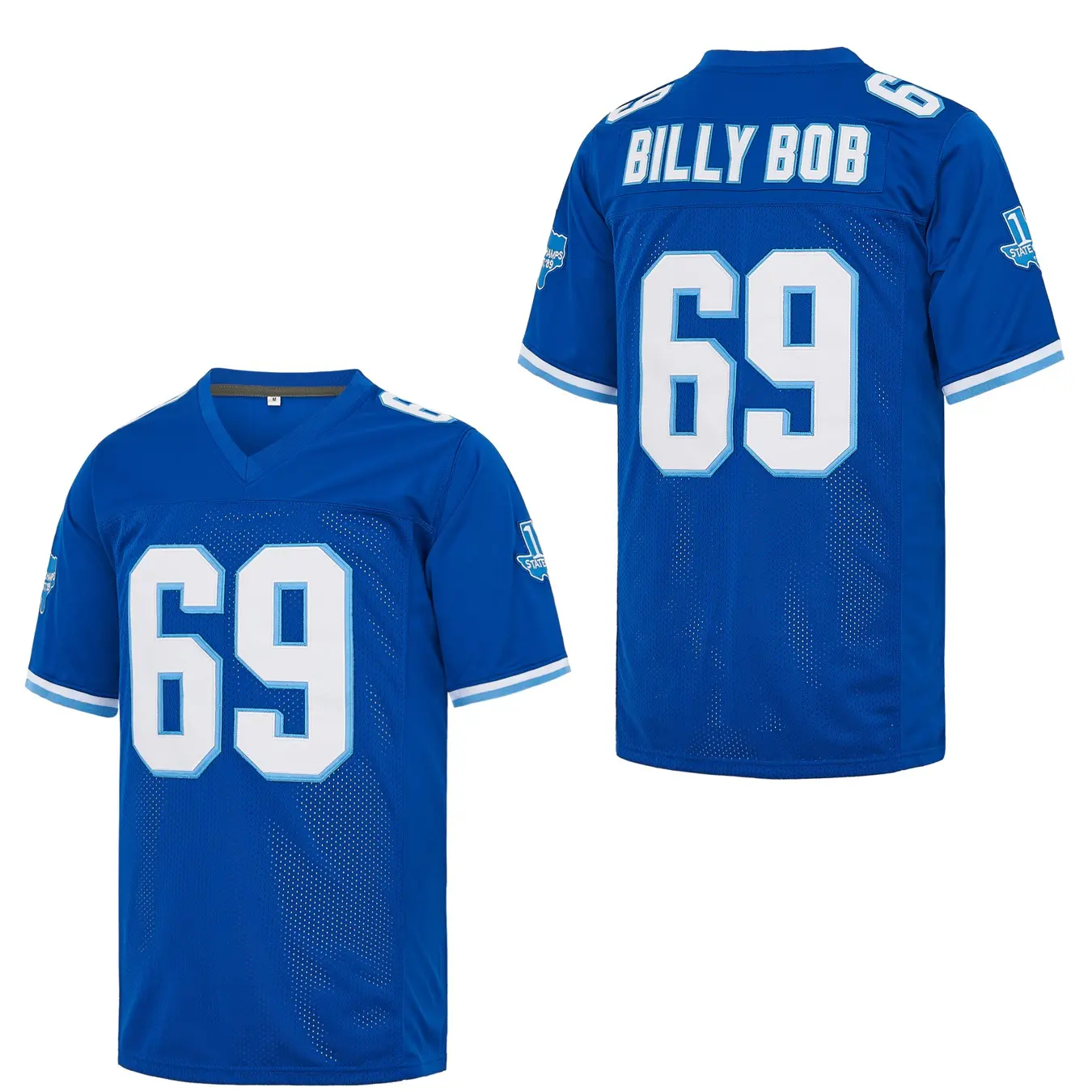 Men's #69 Billy Bob West Canaan Coyotes Football Jersey - Varsity Blues Movie Apparel, Exquisite Embroidered Sportswear Top, Football Shirts, Graphic Jersey Top Uniform, Apparel Jersey