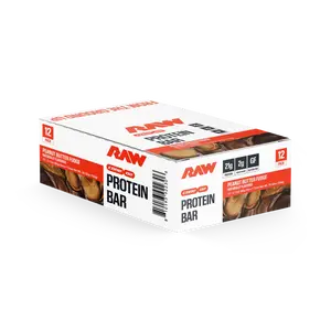 Raw Nutrition Protein Bars - 18-21g Protein - Gluten Free - Low Sugar