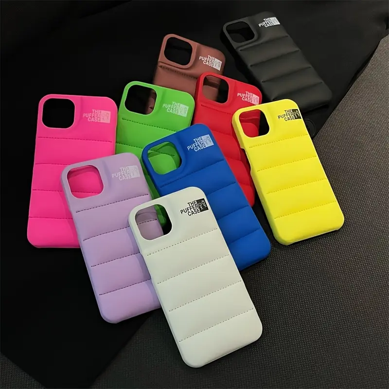 Luxury Shockproof Down Jacket Puffer Case For iPhone 17 16 15 14