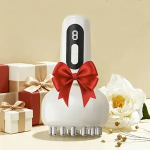 Smart Electric Massager with 21 Brush Heads, Smooth Rolling Massage, 9 Vibration Speeds, Portable Full-Body Massager, Essential for Home Use