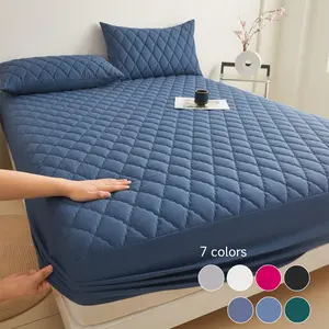 2pcs/3pcs Waterproof Mattress Protector Set, 30cm/11.8in Deep Pocket, Soft, Comfortable & Breathable, Ideal for Bedroom, Guestroom, Apartment, Dorm, or Homes with Kids, Pets, or Elderly (Includes Pillowcases)