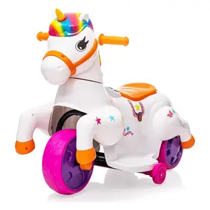 TOBBI Ride on Toy Horse Unicorn with Music Function Included