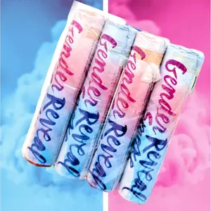 2-Pack Gender Reveal Smoke Sticks - Blue or Pink Colorful Smoke for Parties and Celebrations Sprays