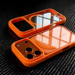 Phone Case – Premium Transparent Wireless Charging Case, Compatible with iPhone 17 Pro Max/17/16/15/14/13/12/11 Pro Max Plus Mini/17 Air/17 Pro; Features Flexible Edges and a Sturdy Protective Back Panel with Shock-Absorption Capabilities.
