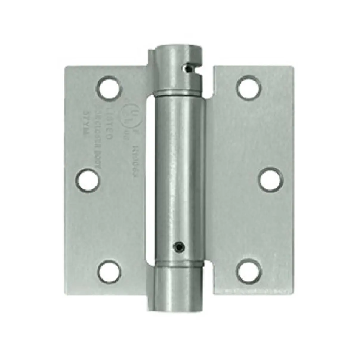 Spring Door Hinges, Brushed Stainless Steel, 3.5x3.5 Inches, Quality Architectural Build, All Seasons Use, with Exceptional Service, Spring Hinge
