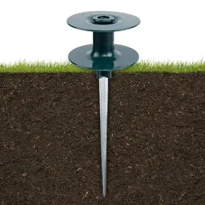 Garden Hose Guide Nail, Garden Hose Guide Pile, Metal-Hose Roller Guide for Keep Shower Hose Away from Flowerbed, Yard Rust Proof Garden Hose Pile