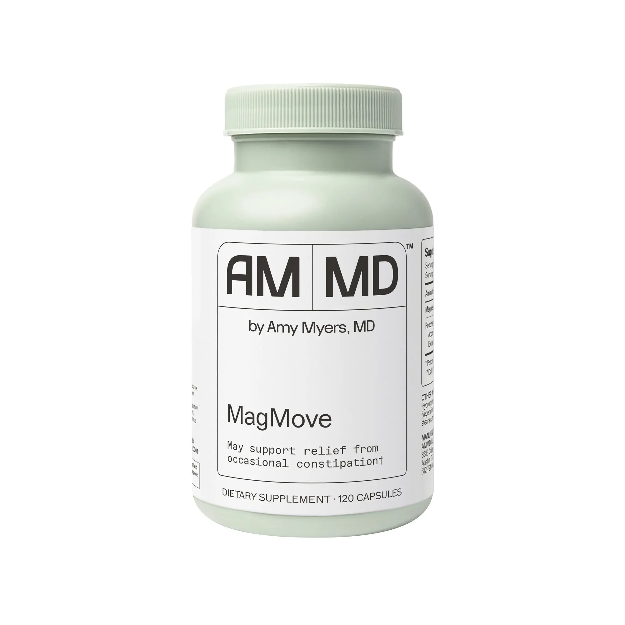 MagMove Magnesium Citrate Supplement | Supports Digestive Regularity & Gut Comfort | Physician Formulated