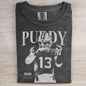 Retro Brock Purdy T-shirt, Vintage 90s San Francisco Football Tee, Game Day Outfit, Fans Gift, Unisex Fit Design, Trending