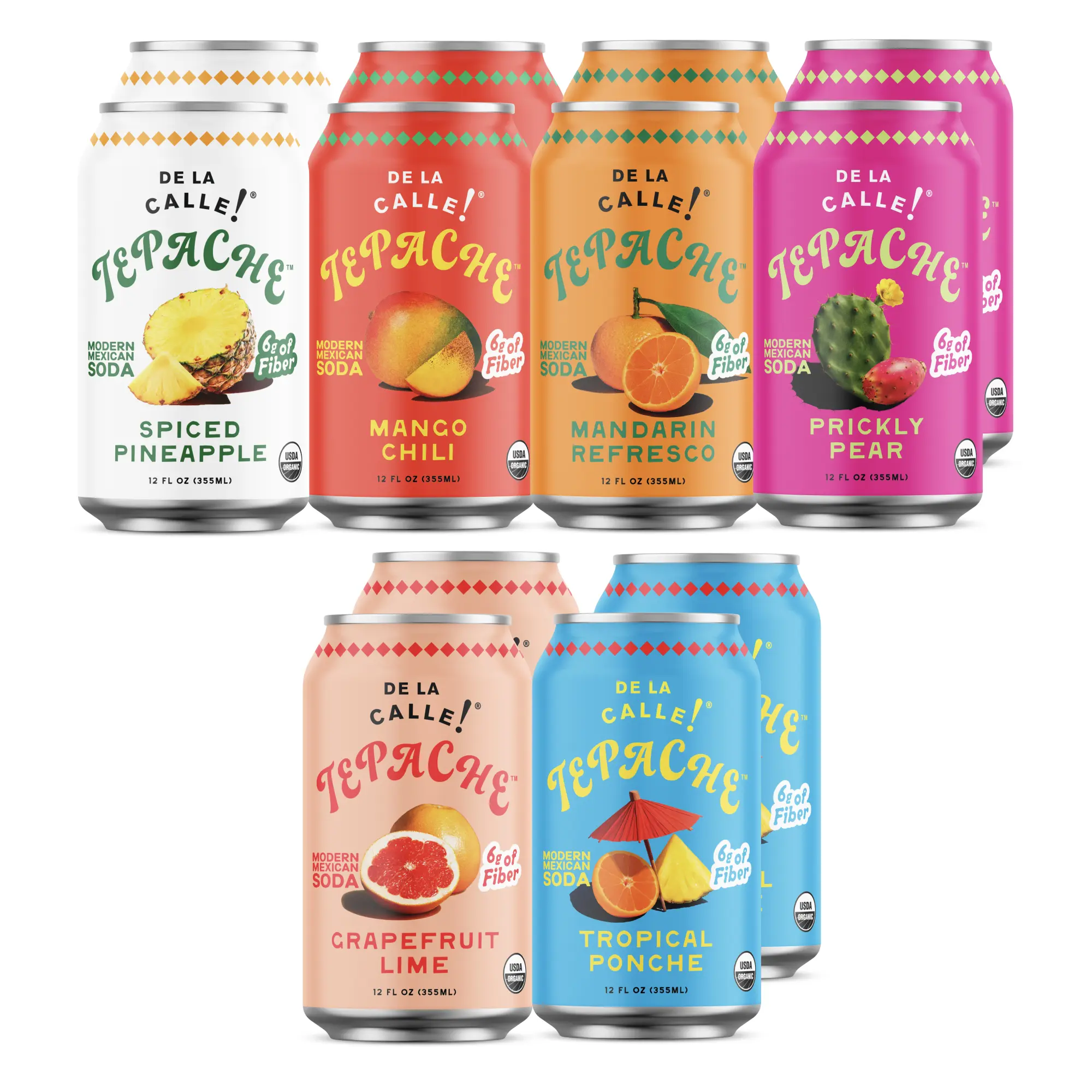 De La Calle Tepache Mixta Variety Pack | Modern Mexican Sparkling Beverage