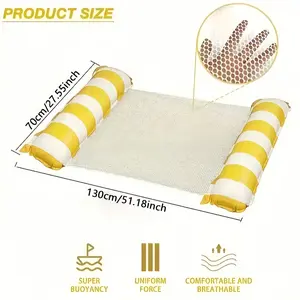 Portable Four-In-One Pool Hammock, Perfect for Travel and Pool Parties, Multi-Functional Floating Chair with Comfortable Handle, Inflatable Pool Lounge, Pool Float Chairs