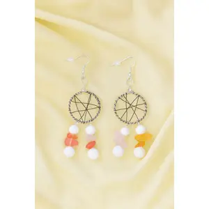 Dreamcatcher dangle earrings