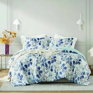 MAIN STREET Floral Print Reversible Comforter Set - Comfortable Design for Home Decor MAIN STREET Floral Print Reversible Comforter Set - Comfortable Design for Home Decor