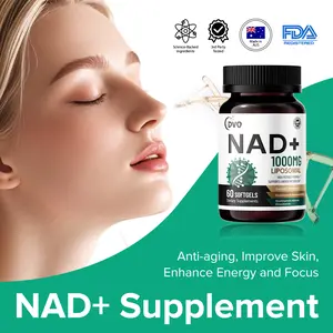 NAD+ Supplement for Women's Skin Aging, Energy and Focus, NAD+ Supplement 1000 mg - Nicotinamide Mononucleotide, 60 Capsules-B