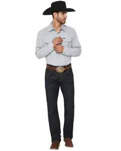 Wrangler Men's Retro Men'S Dax Dark Wash Slim Bootcut Stretch Denim Jeans - 1077Mwzdx