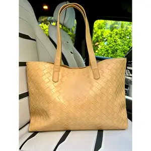 Woven Embroidered Tote Bag