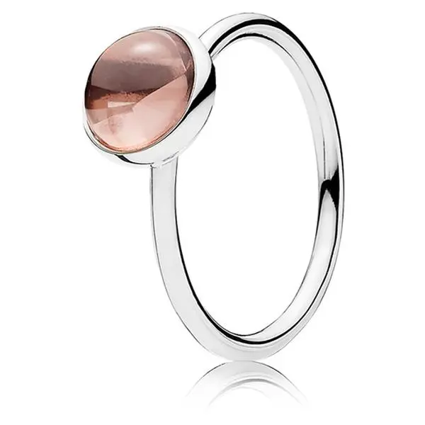 PANDORA Blush Pink Poetic Droplet Ring 191027NBP-48