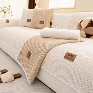 Sofa Cover Luxury Thick , Soft Touch, Non-Slip Washable Couch Protector, Sofa Cushion Cover, Pet Friendly Modern Sofa Set for L-Shaped, Twin, Triple Seater, Sofa Slipcover