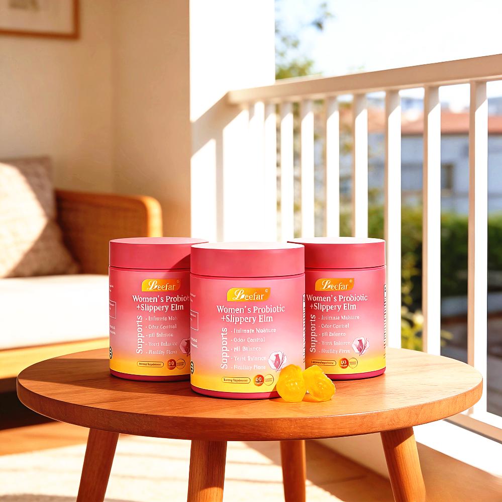 Women's Juicy Probiotic Gummies 2-in-1 WAP Support for pH Balance & Intimate Odor Control, Enriched with Slippery Elm & Prebiotic Complex to Support Feminine Health & Daily Freshness