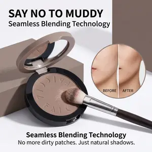 3-pack Of Single-color Face Contouring Palettes To Create A Nose Shadow And CoveFacial Blemishes, Matte Texture To Create A Three-dimensional Nose Bridge ShadowWaterproof And Easy To Use. Valentine's Day Gift！