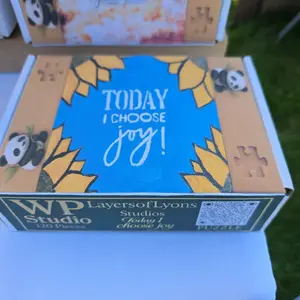 Today I Choose Joy– WonderPiece Studio Artist: Layers of Lyons Studios