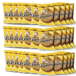 Grandma's Sweet Peanut Butter Cookies, Caffeine-Free Biscuits - 33 Packs - Total 66 Cookies