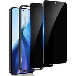 2 Pack for Samsung Galaxy S24 FE Privacy Screen Protector Tempered Glass, Anti-Spy, Full Coverage, S24 FE Accessories, Case Friendly, Easy Installation-USA
