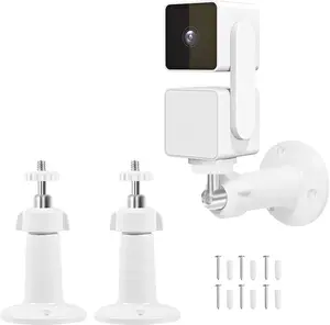 Voyaux Dual Pack Wall Mount for Wyze Cam Pan V3 - All-Angle Swivel & Tilt Adjustable Bracket for Indoor & Outdoor Use (Camera NOT Included) Accessories Smartphone