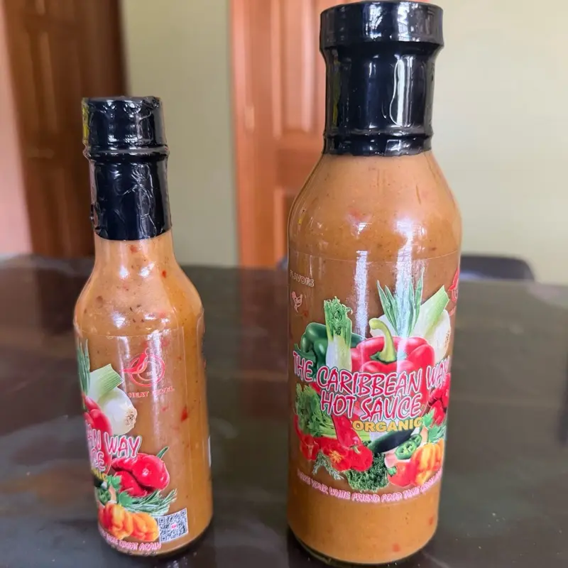 The Caribbean Way Organic Hot Sauce, Case of 12-Pack