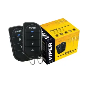 Viper 3105V Enhanced 1-Way 4-Button Keyless Entry Vehicle Alarm Security System Blue Black