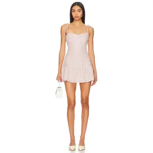 Amanda Uprichard Champagne Romper in Pennington Tweed