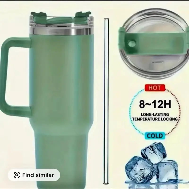 40oz Tumbler with Long-Lasting Temperature Locking Feature - Hot 8~12H Cold - Find Similar Option Available
