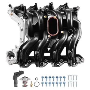VEVOR Intake Manifold, with Gasket, Engine Intake Manifold Assembly Compatible with 2007-2008 Ford F-150/ E-150/ E-250, Automotive Engine Replacement Kit Replace 615-375, 7L3Z-9424-B, 7L3Z-9424-FVEVOR Super Brand Day